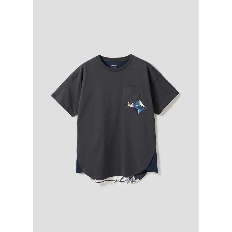 【新世紀エヴァンゲリオン×graniph 】サイドガゼットTシャツ/ヤシマ作戦