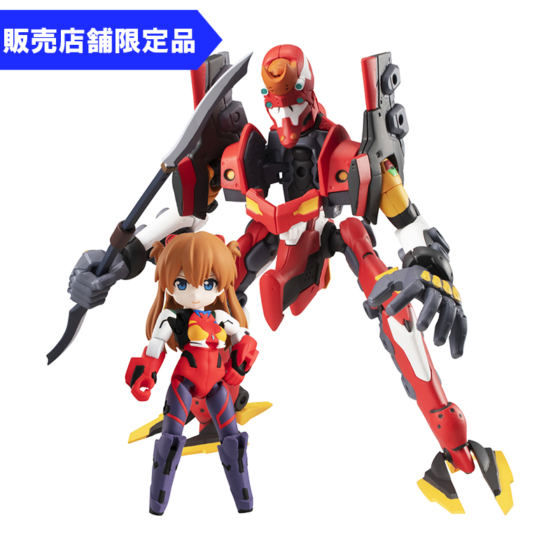 デスクトップアーミー エヴァンゲリオンコラボ/式波・アスカ・ラングレー＆エヴァンゲリオン2号機（再販） [お届け予定：2026年2月下旬]
