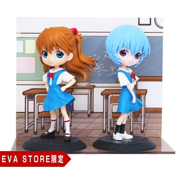 【EVASTORE限定】ヱヴァンゲリヲン新劇場版 Q posketレイ＆アスカセット特製アクリルジオラマ付