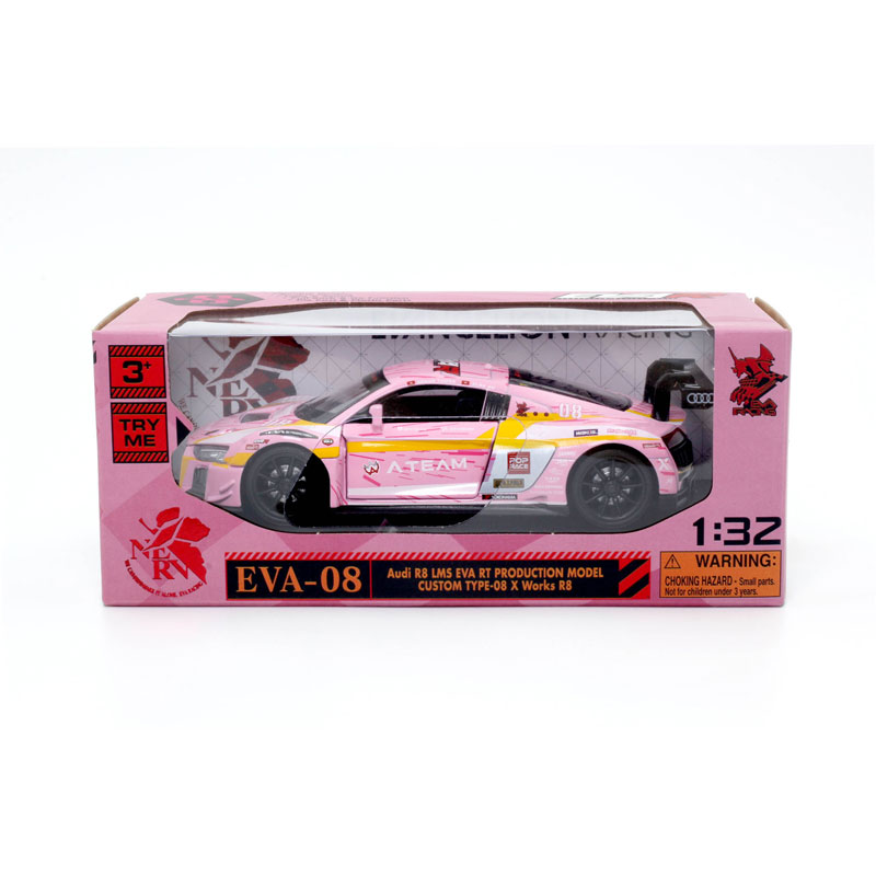 エヴァレーシング1/32ダイキャストカーAudi R8 LMS エヴァ RT ８号機（RMZ Hobby）