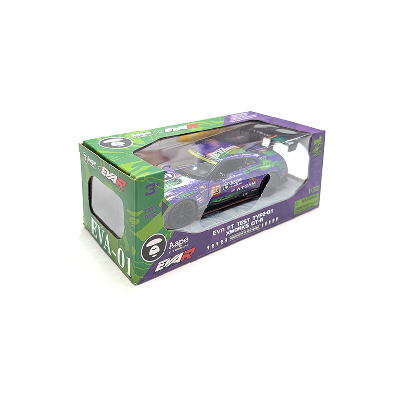 エヴァレーシング1/32ダイキャストカーEVA RT TEST TYPE-01 X WORKS GT-R（POPRACE）