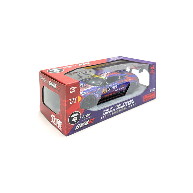 エヴァレーシング1/32ダイキャストカーEVA RT TEST TYPE-01 KAKUSEI GT-R（POPRACE）