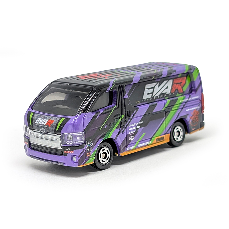 エヴァレーシング【トミカ】ミニカーエヴァンゲリオンRT初号機トヨタ ハイエース