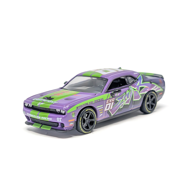 エヴァレーシング 1/64ミニカー(GREENLIGHT) EVA RT TEST TYPE-01 DODGE CHALLENGER