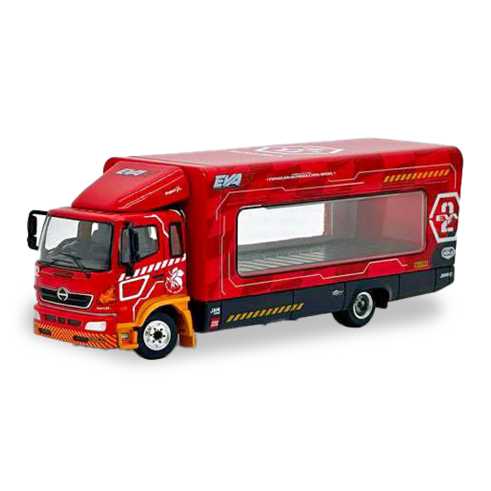 エヴァレーシング 1/64ミニカー EVA RACING TRANS PORTER HINO 500/EVA-02