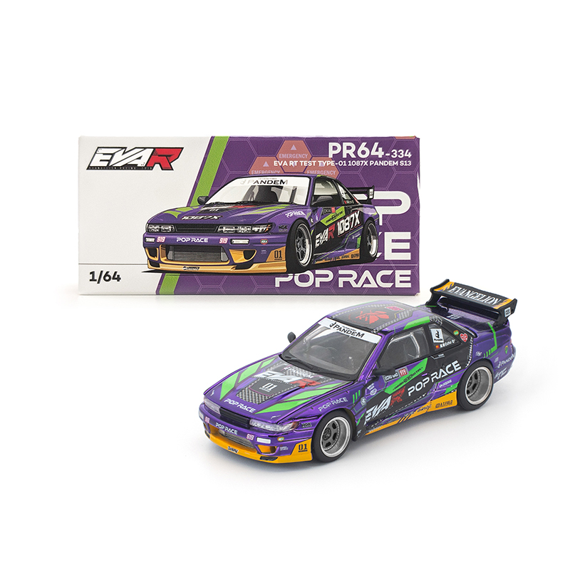 エヴァレーシング 1/64ミニカー EVA RT初号機 PANDEM S13 [お届け予定：2026年5月～7月以降順次]