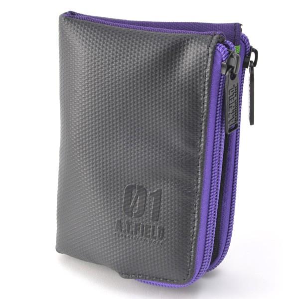 【ワークブランドA.T.FIELD】ターポリン 二つ折り財布/初号機パープル（トップハウス）