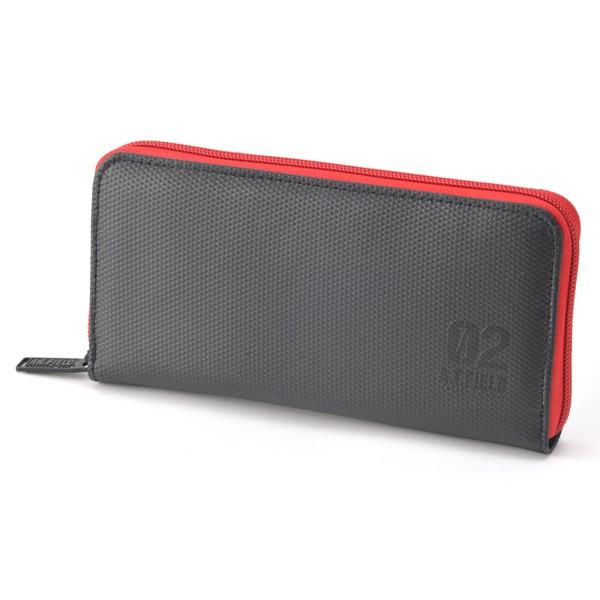 【ワークブランドA.T.FIELD】ターポリン 長財布/２号機レッド（トップハウス）