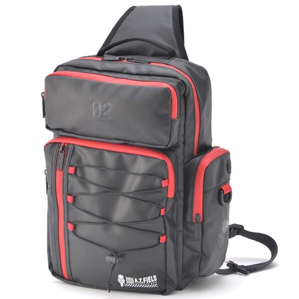 【ワークブランドA.T.FIELD】ターポリン メガボディバッグ/2号機レッド（トップハウス）