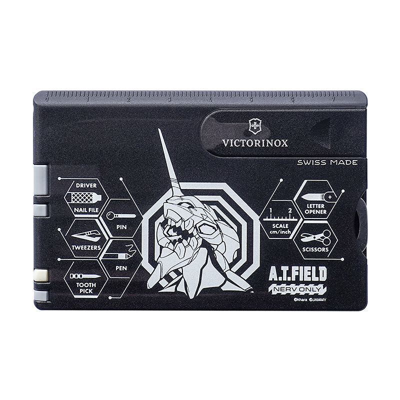 【ワークブランドA.T.FIELD】ビクトリノックス スイスカード /初号機 暴走 （角利産業） [お届け予定：2026年5月中旬]