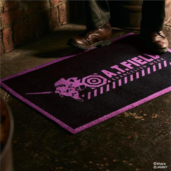 【ワークブランドA.T.FIELD】フロアマット/purple 60×90cm（クリーンテックス）