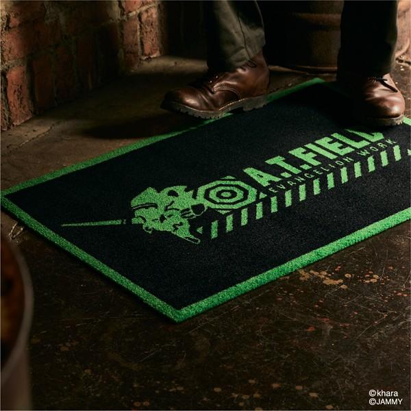 【ワークブランドA.T.FIELD】フロアマット/green 60×90cm（クリーンテックス）