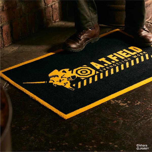 【ワークブランドA.T.FIELD】フロアマット/yellow 60×90cm（クリーンテックス）