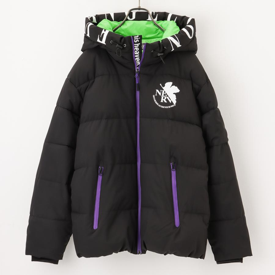 EVANGELION 中綿フードジャケット/ブラック（マックハウス）