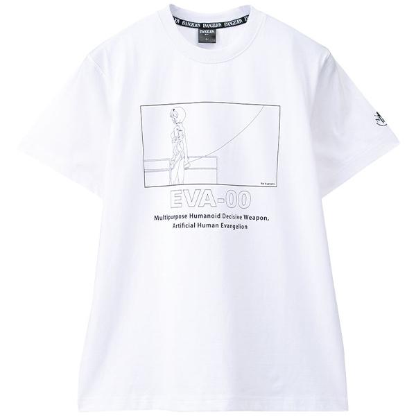 エヴァンゲリオンメンズTシャツ2021/ EVA-00 レイ/白（カイタックファミリー）