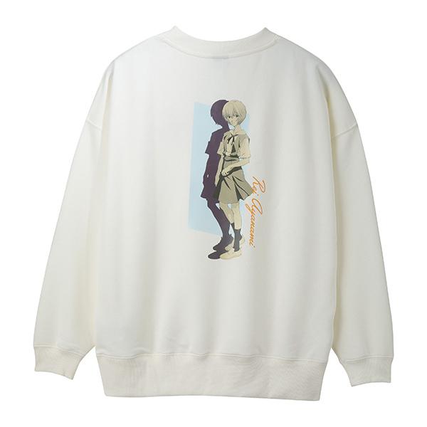 エヴァンゲリオン レディーストレーナー/バックプリント2021冬/レイ（白）（カイタックファミリー）