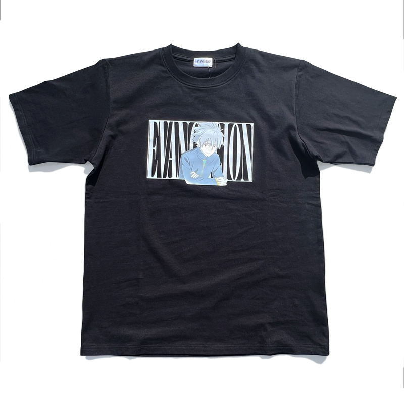 エヴァンゲリオンメンズ天竺Tシャツ（ステッカー付）/カヲル（司令服）/M-L（M.A.P）