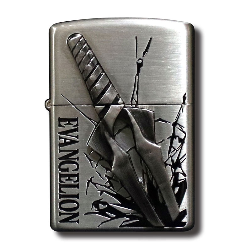 『EVANGELION ZIPPO メタルレリーフ ロンギヌスの槍』ZIPPOライター（エガヲズ）