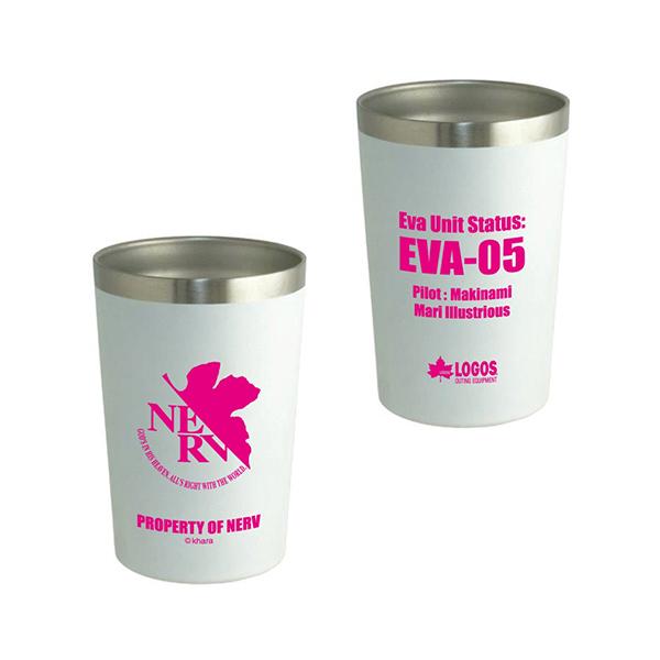 EVA&LOGOS ホワイトステンレスタンブラーPILOTS ver./EVA-05
