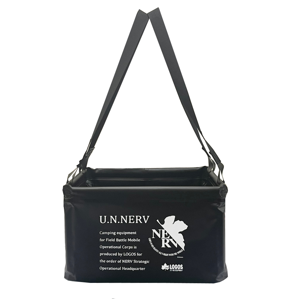 EVA&LOGOS U.N.NERV折畳式角型野営バケツ
