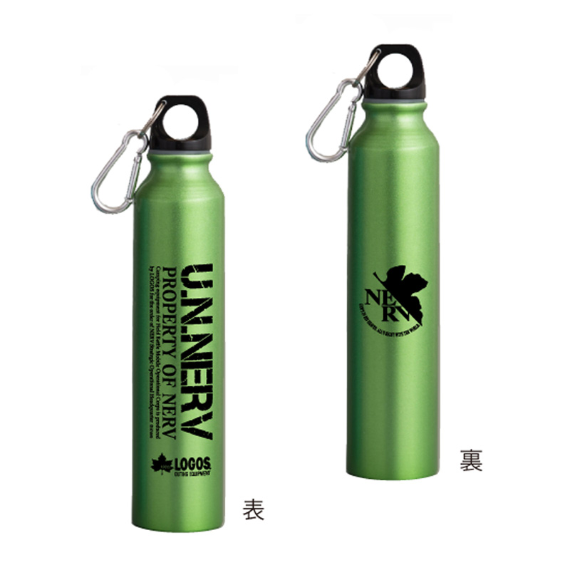 EVA&LOGOS スリムアルミボトル350ml/グリーン