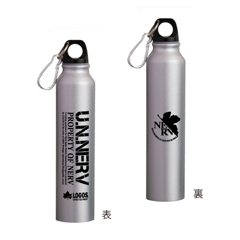 EVA&LOGOS スリムアルミボトル350ml/シルバー