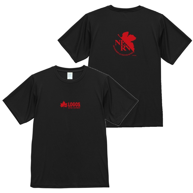 EVA&LOGOS ドライTシャツ/ブラック [お届け予定：2026年10月中旬]