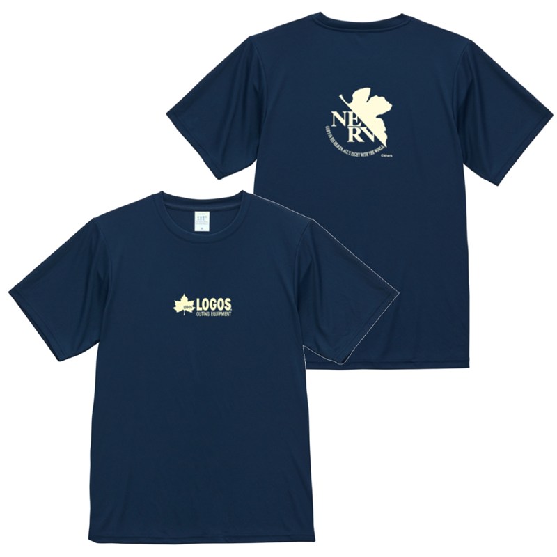 EVA&LOGOS ドライTシャツ/ダークブルー [お届け予定：2026年10月中旬]