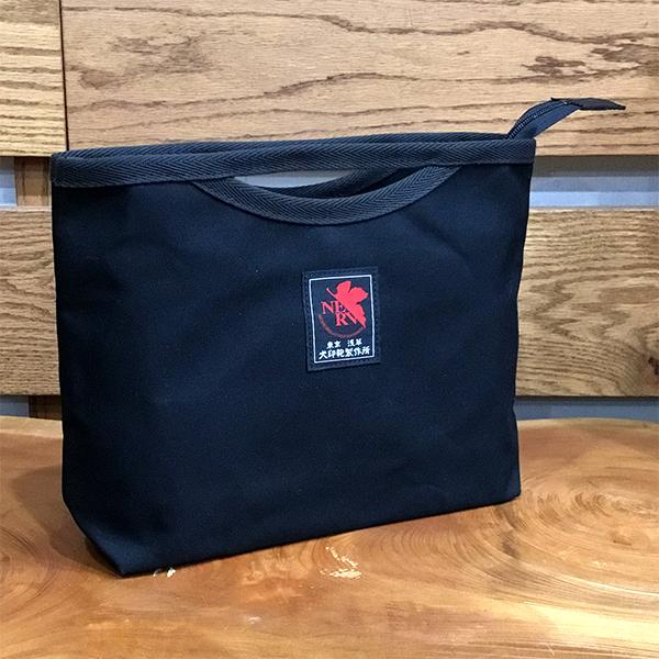 【エヴァンゲリオン x 犬印鞄製作所】パラフィン防水インナーバッグ/ブラック