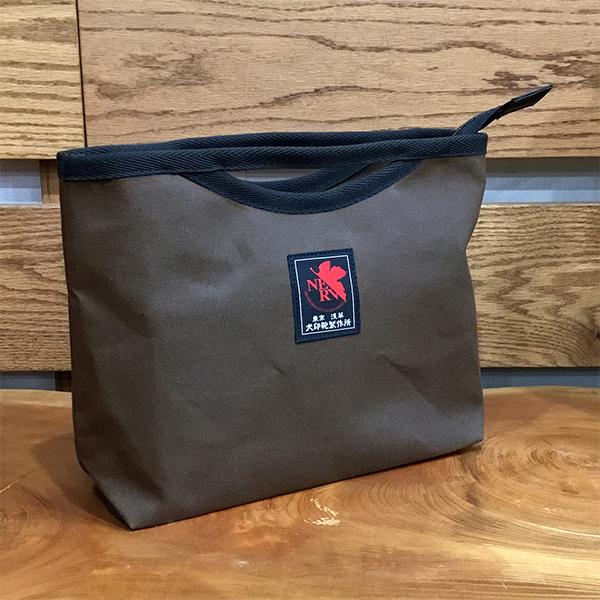 【エヴァンゲリオン x 犬印鞄製作所】パラフィン防水インナーバッグ/グレー