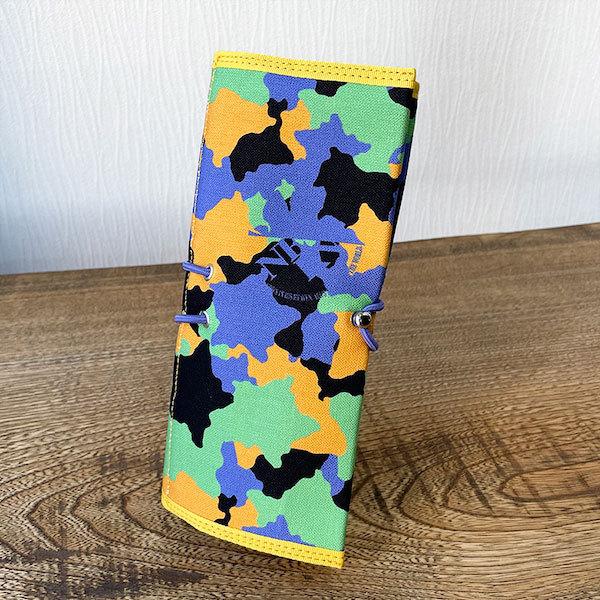 【エヴァンゲリオン x 犬印鞄製作所】11号帆布エヴァ迷彩道具巻き/パープル