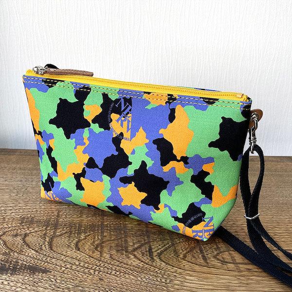 【エヴァンゲリオン x 犬印鞄製作所】11号帆布エヴァ迷彩サコッシュ/パープル