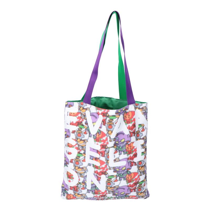 EVANGELIONキャラククターバッグ/アート風デザイントートバッグ機体柄（高山）