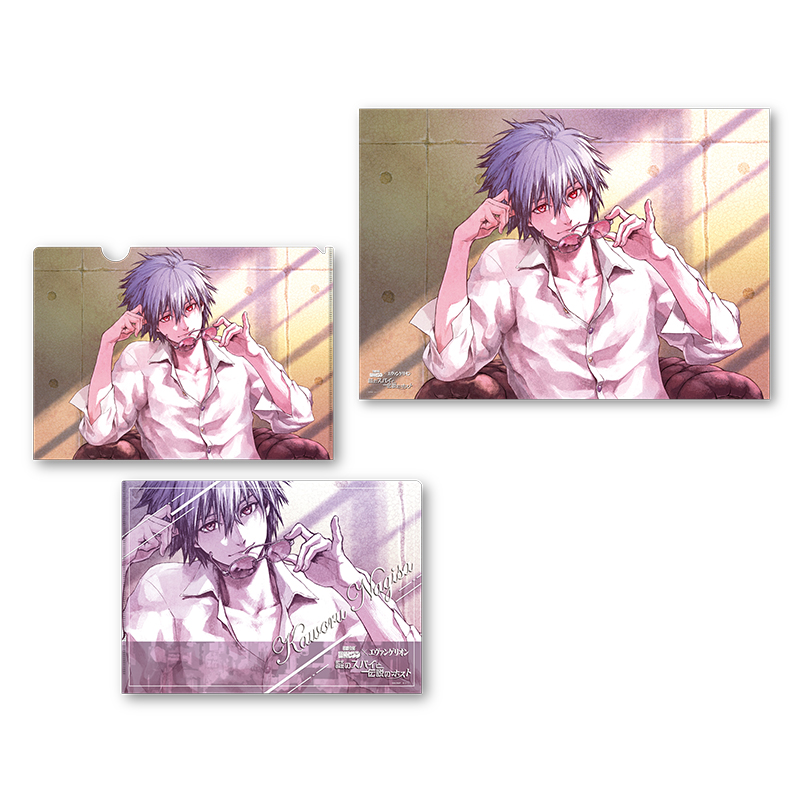 歌舞伎町探偵セブン×エヴァ『謎のスパイと伝説のホスト』リアル脱出ゲーム/クリアファイル２&B2ポスターセット（SCRAP）