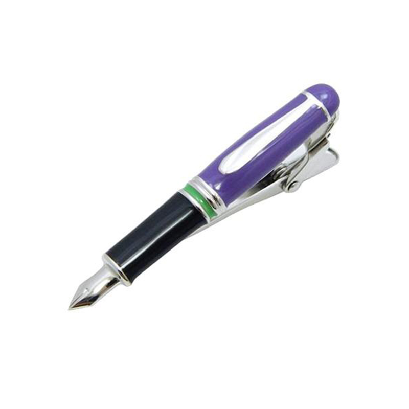 ヱヴァンゲリヲン×SWANK　万年筆タイバー【紫Ver】