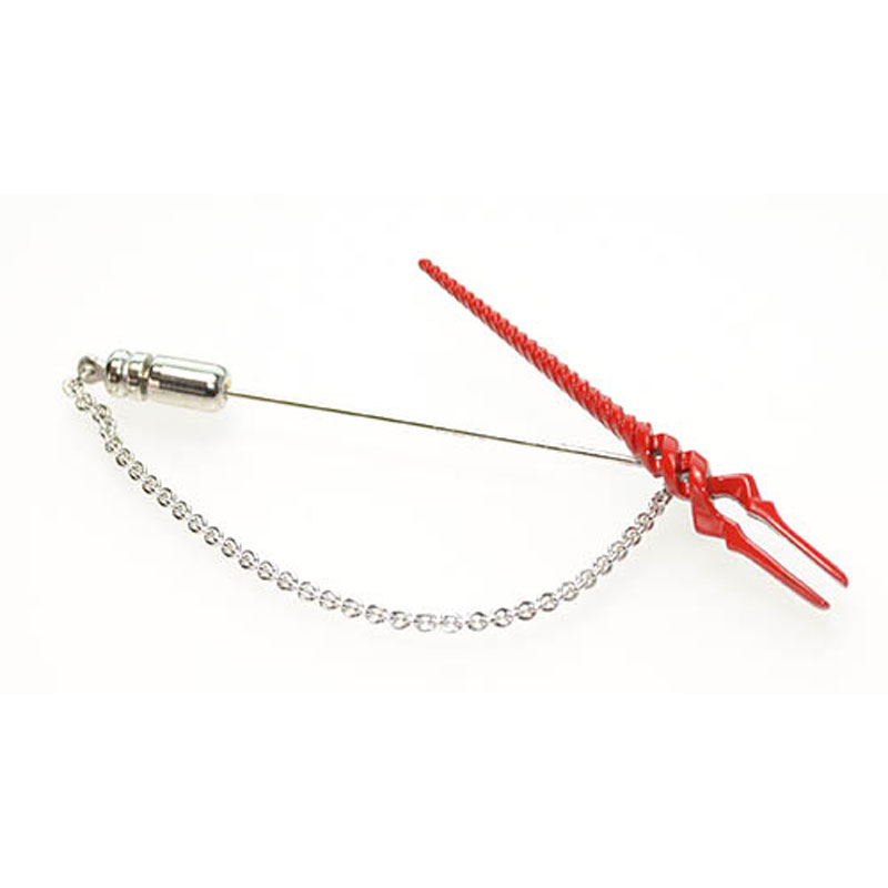 ヱヴァンゲリヲン×SWANK　ロンギヌスの槍ラペルピン【赤Ver】