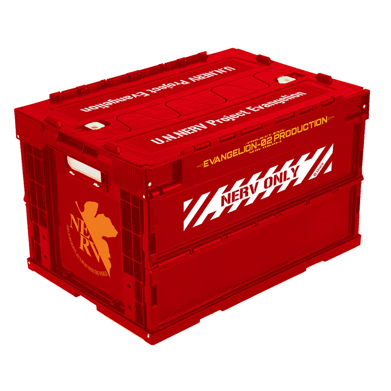 EVANGELION 折りたたみコンテナ 2号機カラーVer. [お届け予定：2025年10月]