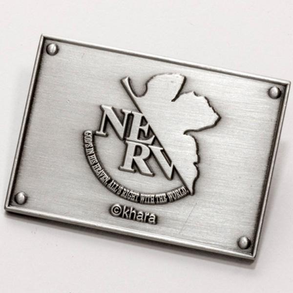 エヴァンゲリオンNERV銘板ピンズ（グルーヴガレージ）