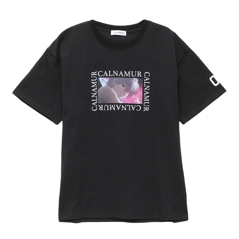 【EVANGELIONｘCALNAMUR】KAWORU TSHIRT/黒/フリーサイズ