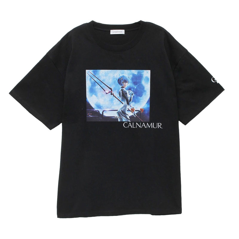 【EVANGELIONｘCALNAMUR】REI TSHIRT/黒/フリーサイズ