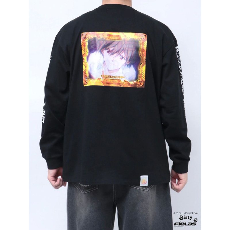 【EVANGELIONｘCALNAMUR】最後のシ者 ロンTEE/黒