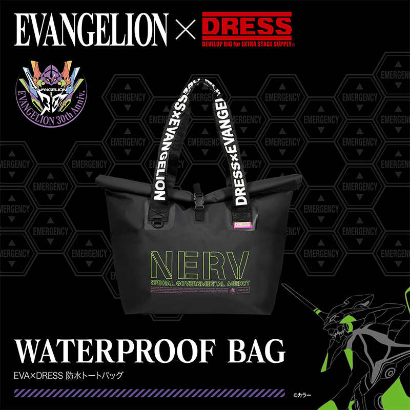 EVA×DRESS 防水トートバッグEVA/Mサイズ(約40L)(ライラクス)