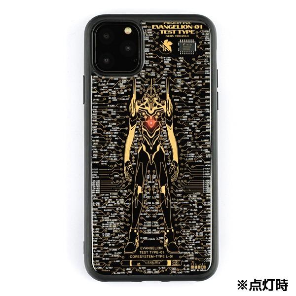 FLASH EVA01 基板アート iPhone11Pro Maxケース/黒(電子技販)