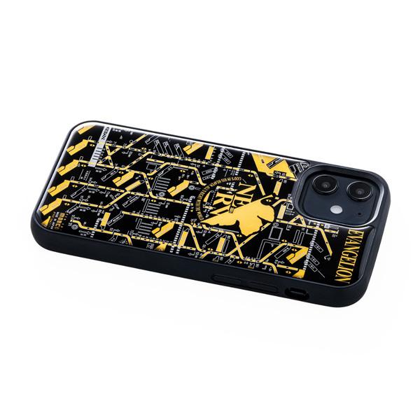 FLASH NERV 基板アートiPhone 12 mini ケース/黒(電子技販)