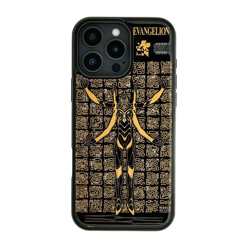 FLASH EVA13 基板アートiPhone 16Pro Maxケース/黒(電子技販)