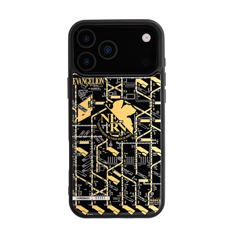 FLASH NERV 基板アートiPhone 17Pro Maxケース/黒（電子技販）