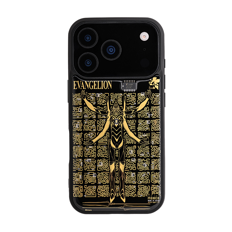 FLASH EVA13 基板アートiPhone 17Proケース/黒（電子技販）