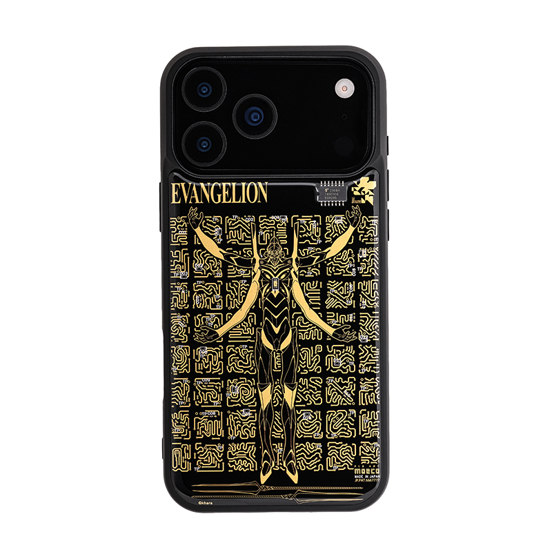 FLASH EVA13 基板アートiPhone 17Pro Maxケース/黒（電子技販）