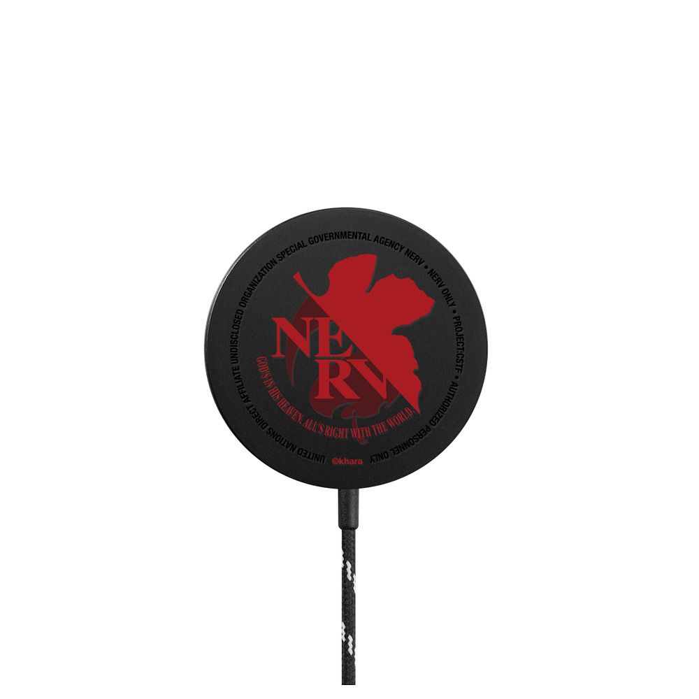 【CASETiFYxEVA】NERV logo Magnetic Wireless Charger//Magsafeワイヤレスチャージャー
