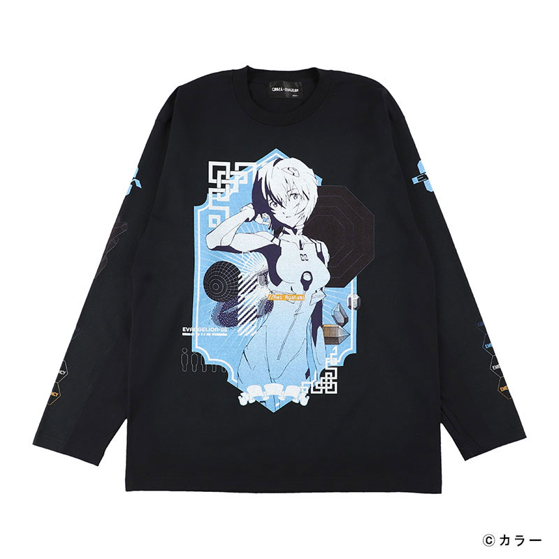 【期間限定受注】EVANGELION x QOOZA / LONG SLEEVE TEE [REI1]